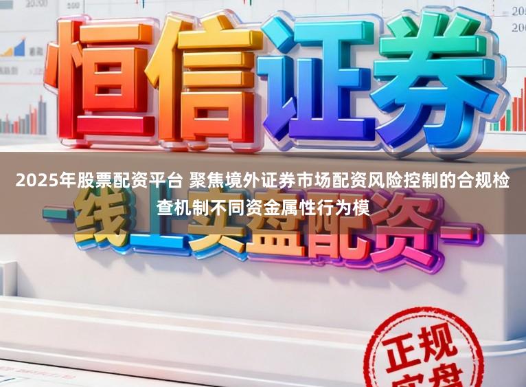 2025年股票配资平台 聚焦境外证券市场配资风险控制的合规检查机制不同资金属性行为模