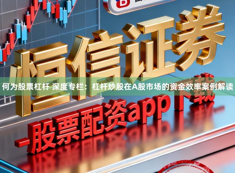 何为股票杠杆 深度专栏：杠杆炒股在A股市场的资金效率案例解读