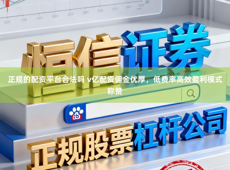 正规的配资平台合法吗 v亿配资佣金优厚，低费率高效盈利模式称赞